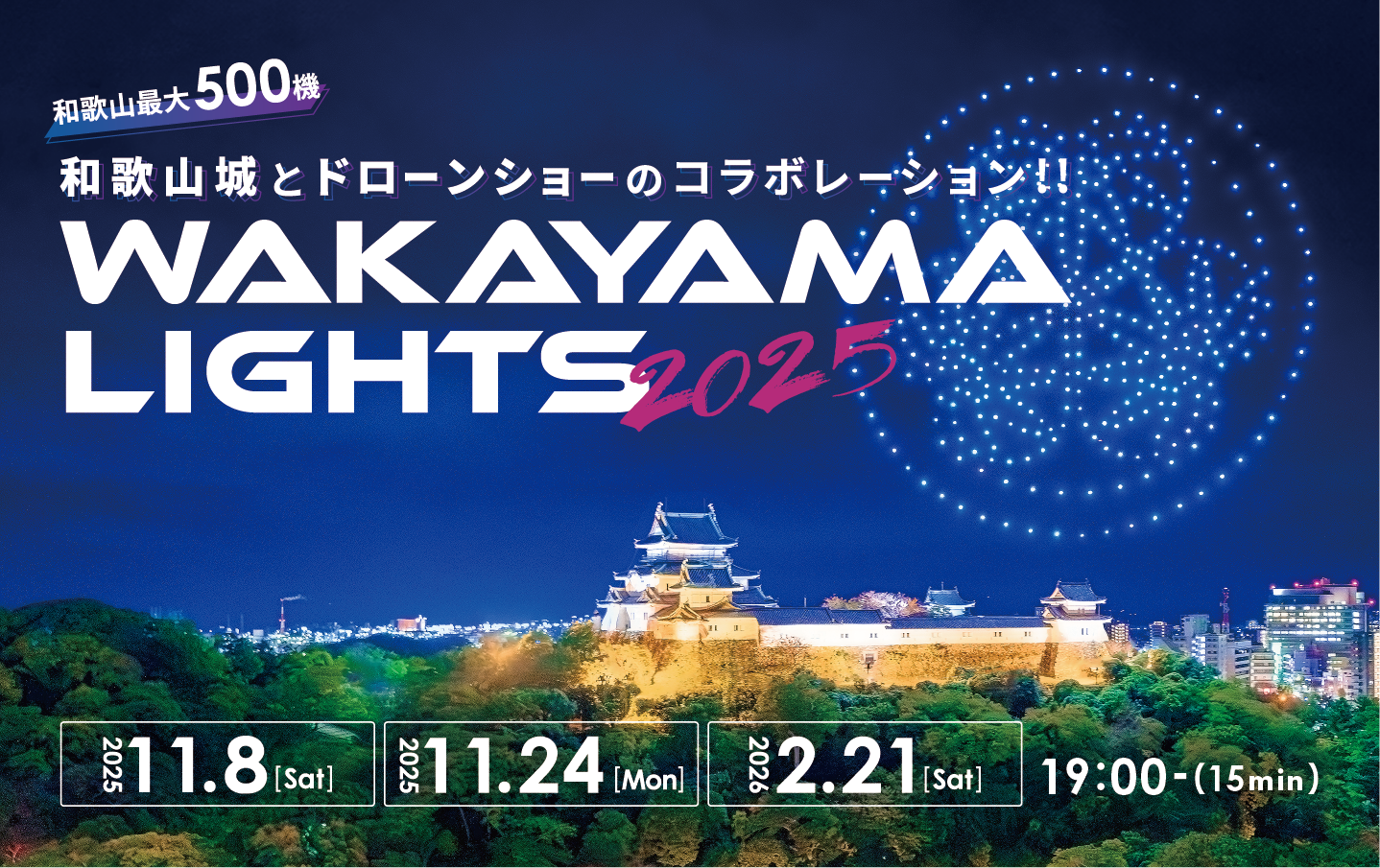 ドローンショーバナー